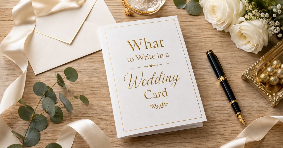 What to Write in a Wedding Card: Heartfelt Wishes for Every Couple