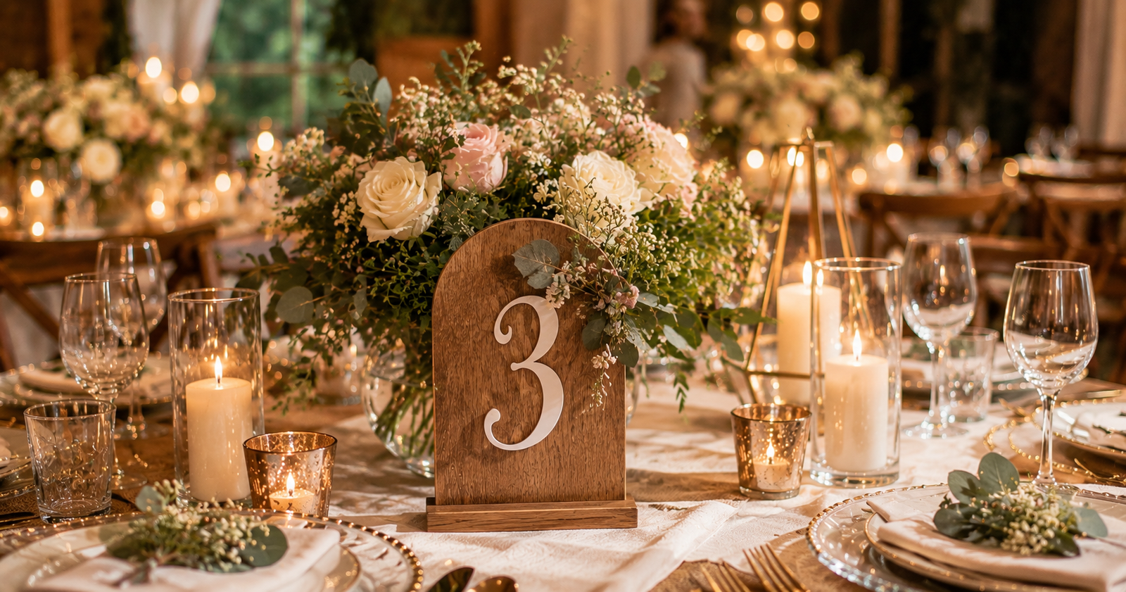 DIY Wedding Table Numbers: Easy, Affordable & Elegant Designs