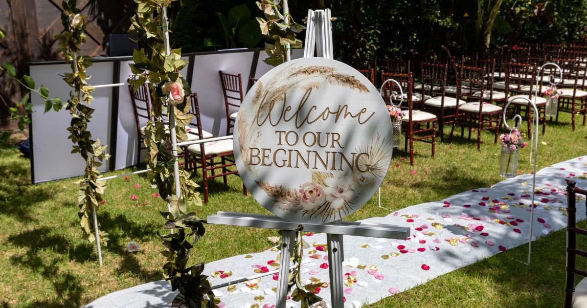 DIY Welcome Sign Wedding: Easy & Budget-Friendly Ideas